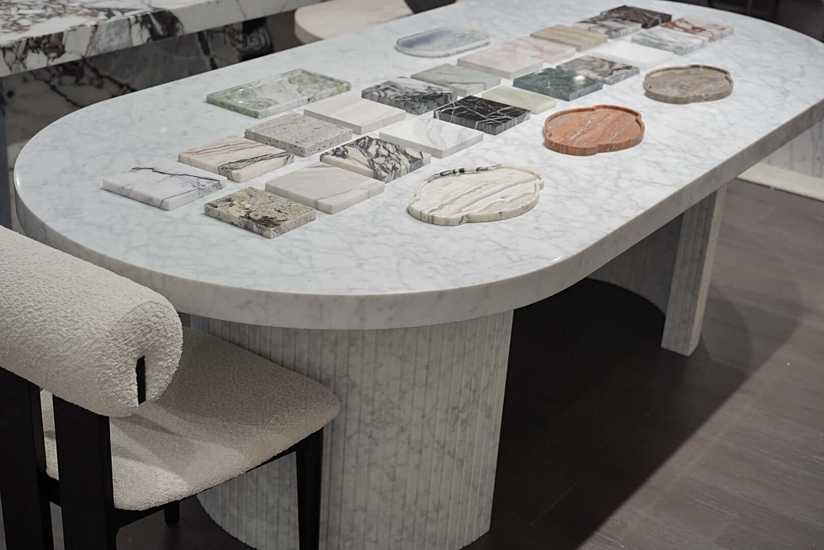 Oval Marble Dining Table 1