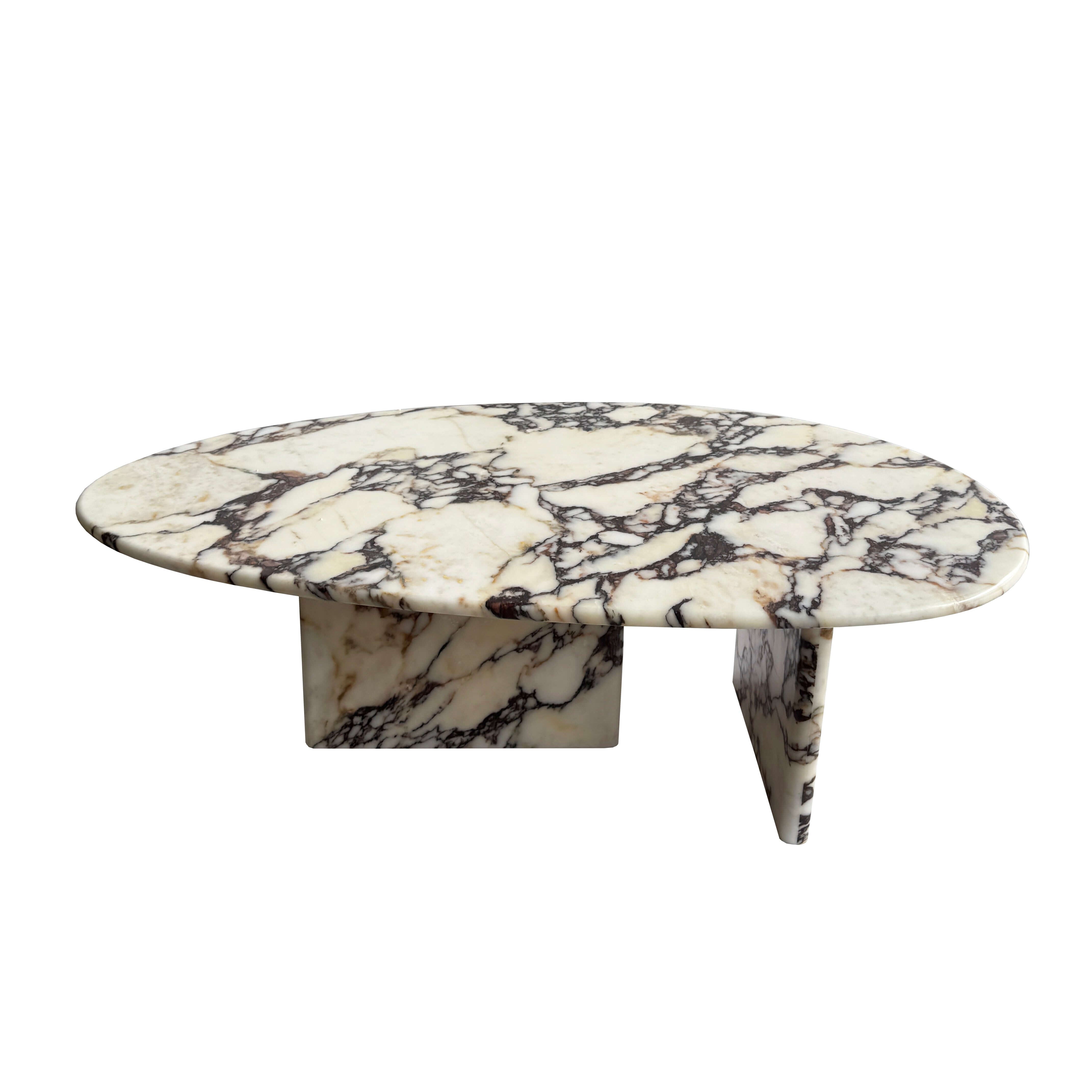Oval Marble Coffee Table