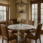 Round Marble Dining Table