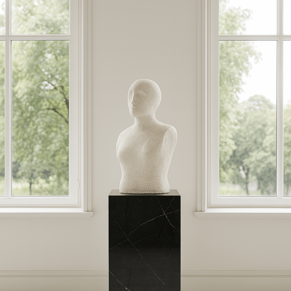 Black Marble Plinth