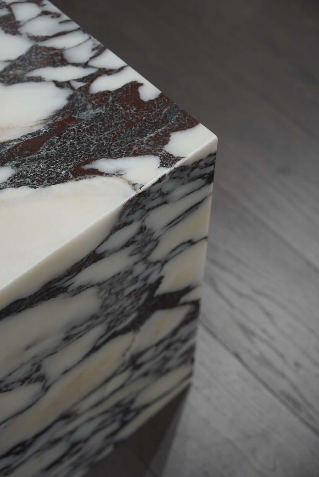 Calacatta Viola Marble Bed Side Table 3