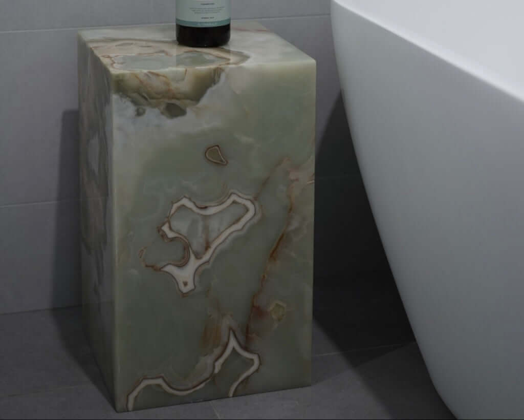 Green Onyx Marble Plinth