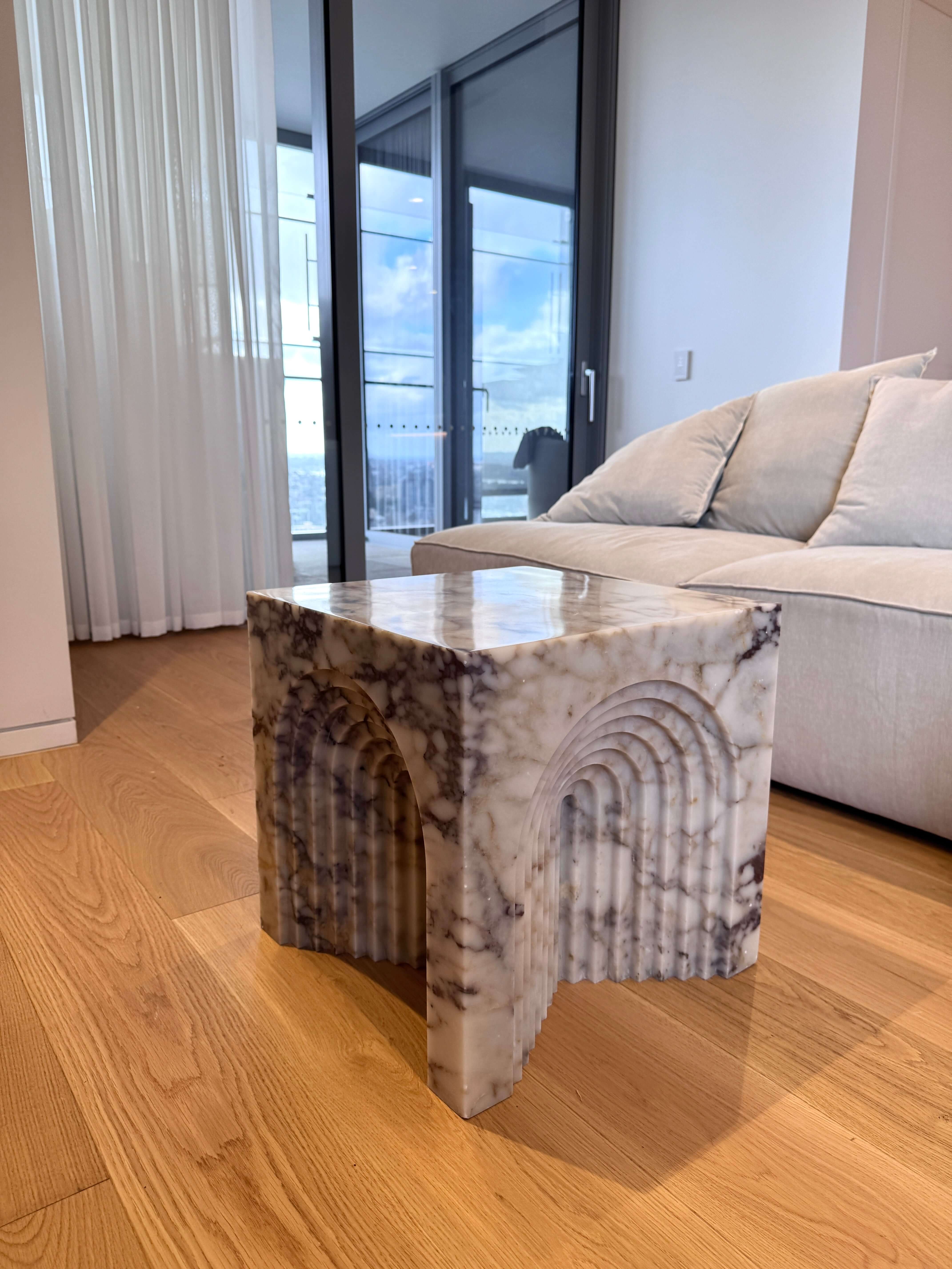 Marble Square Side Table 1