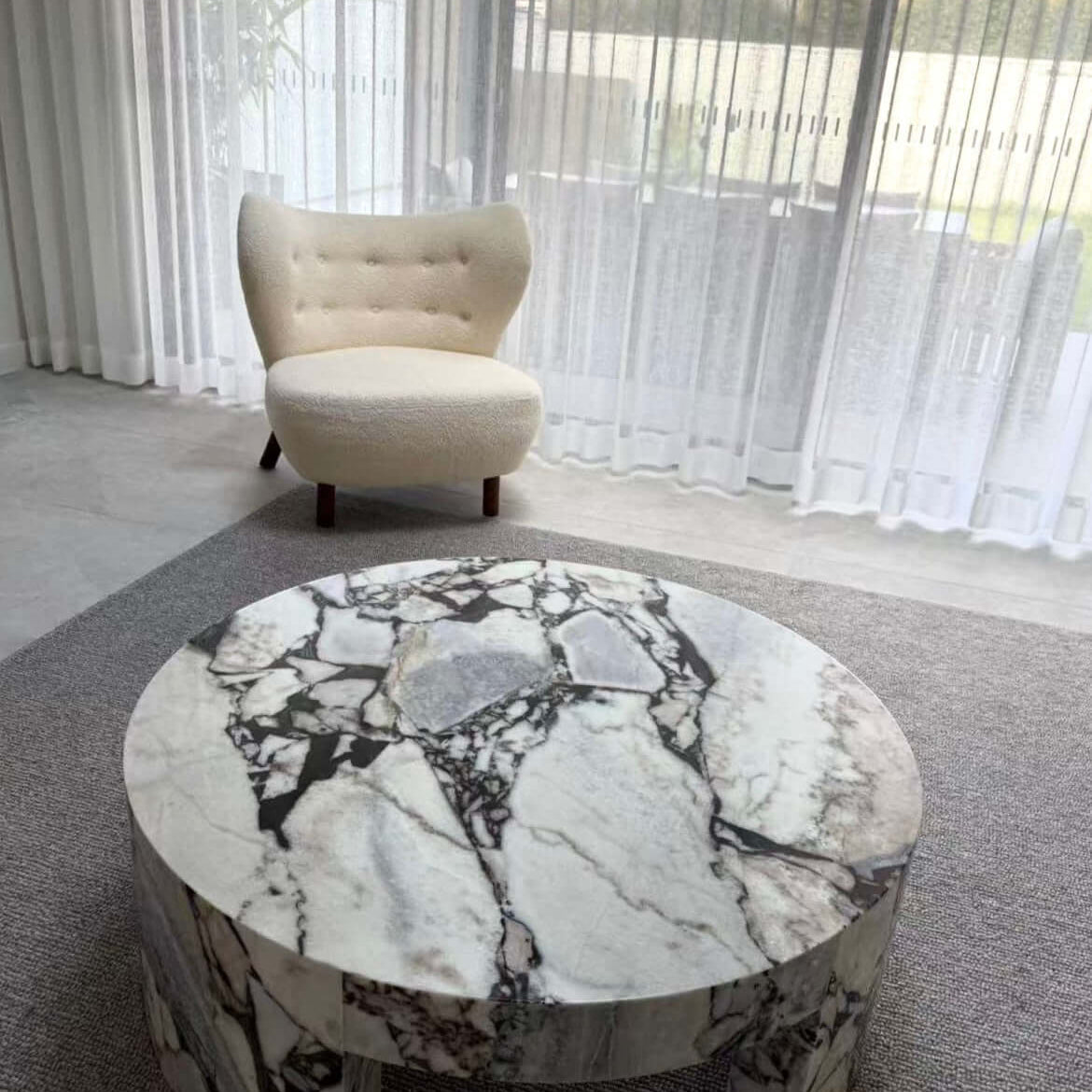 White Marble Coffee Table