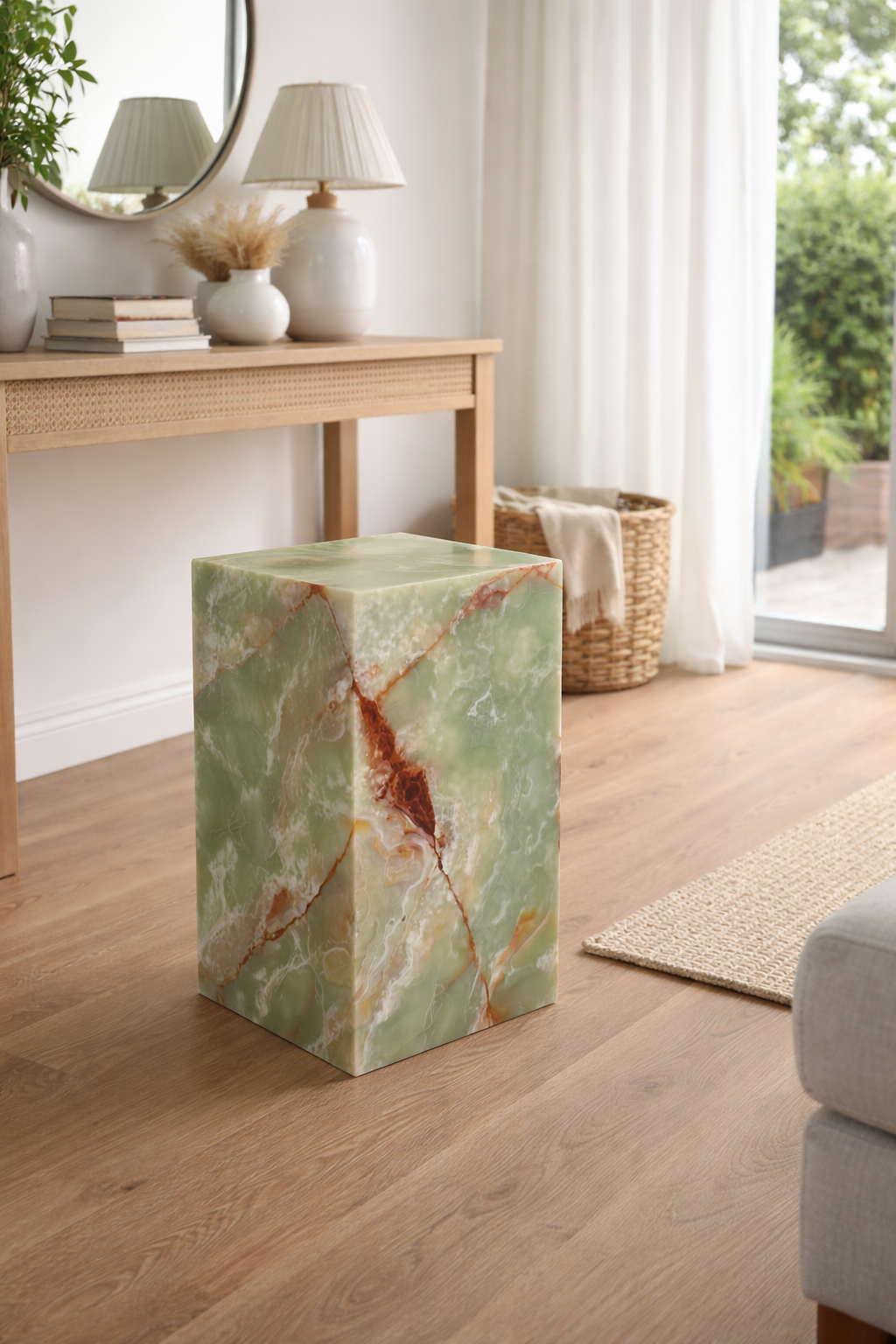 Corner of Dining Marble Table