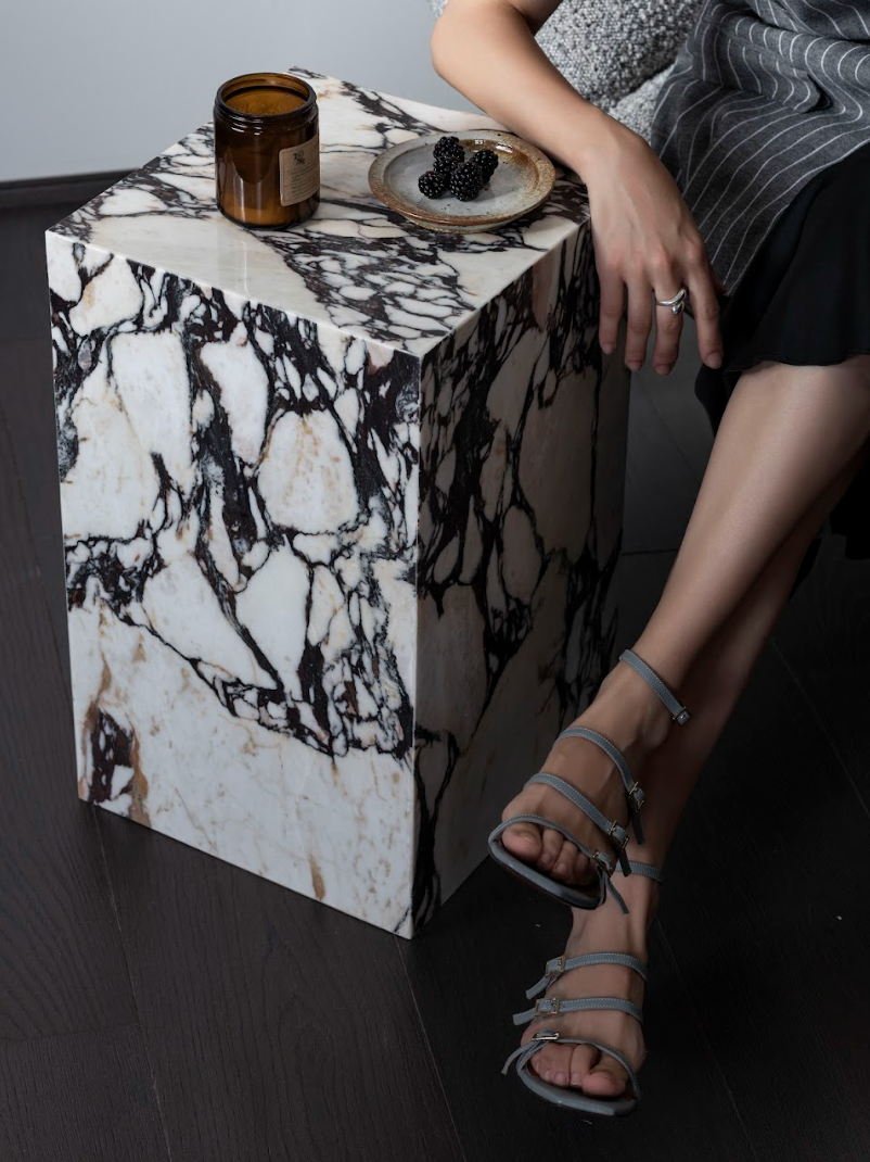 White Marble Plinths