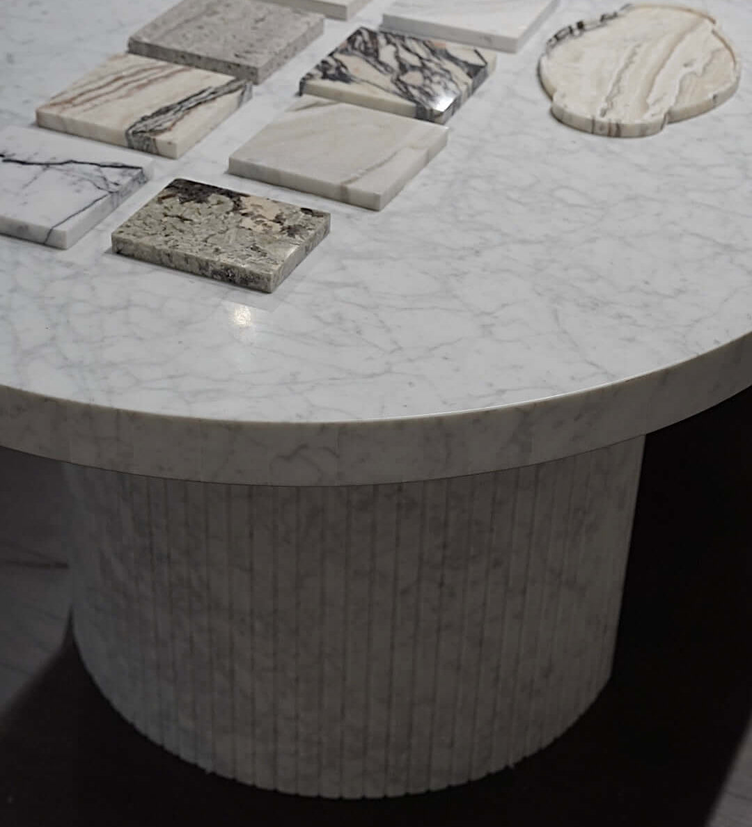 Oval Marble Dining Table