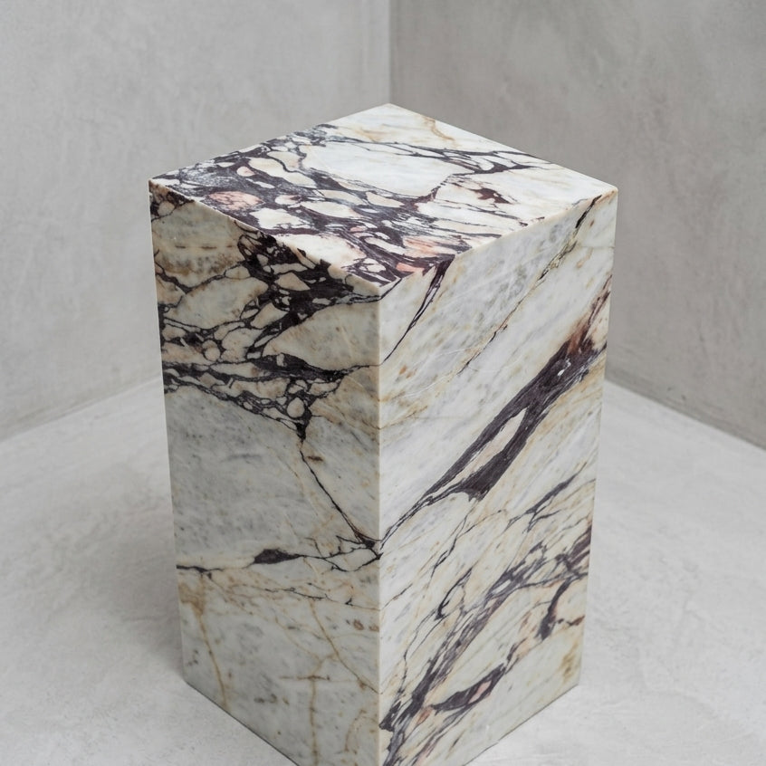 Calacatta Viola Bedside Plinth