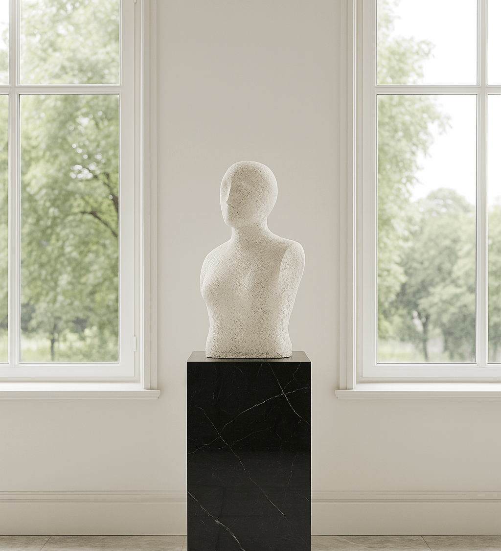 Black Marble Plinth