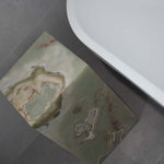 Green Onyx Marble Plinth Bathroom