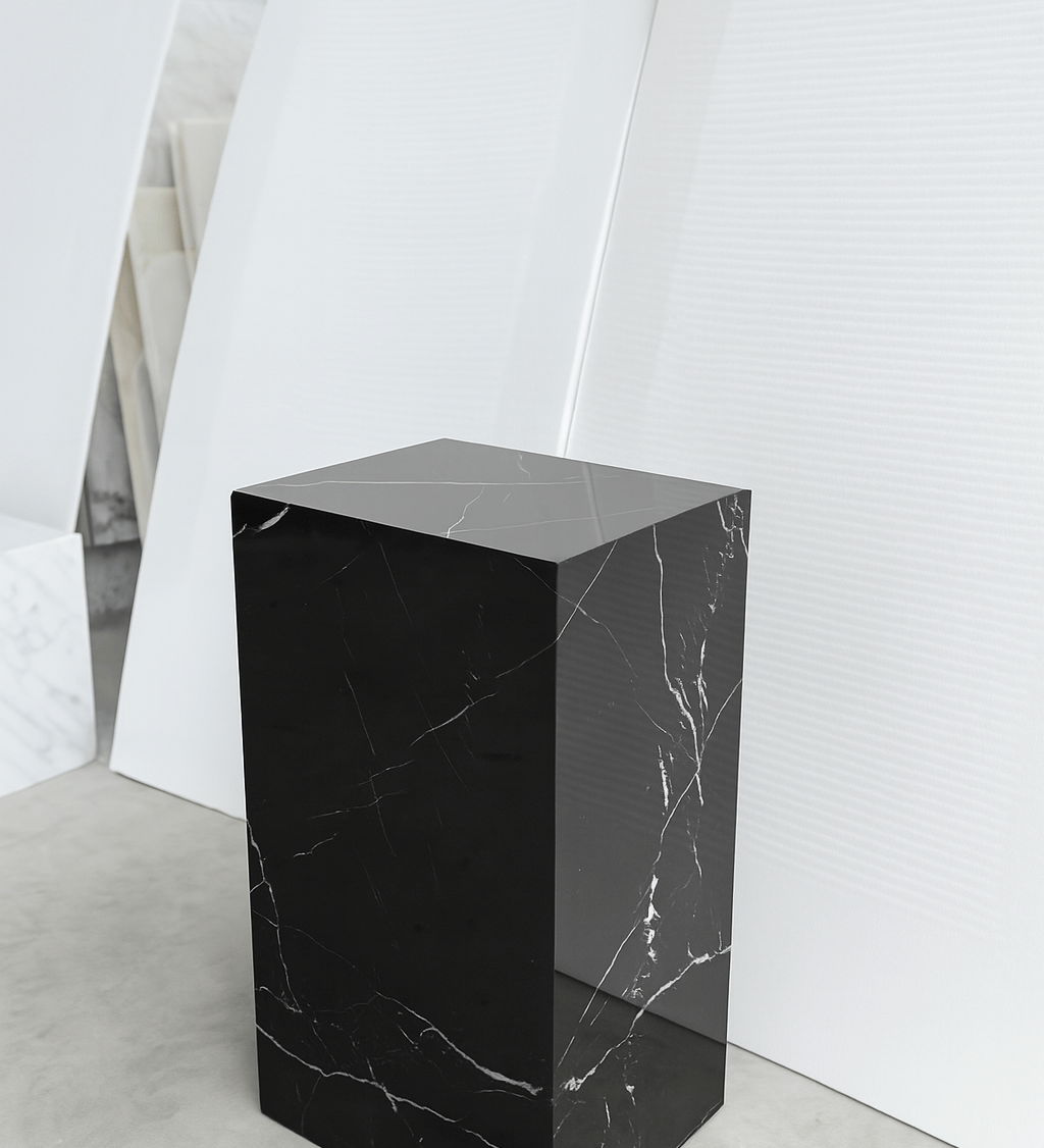 Black Marble Pinth Stone