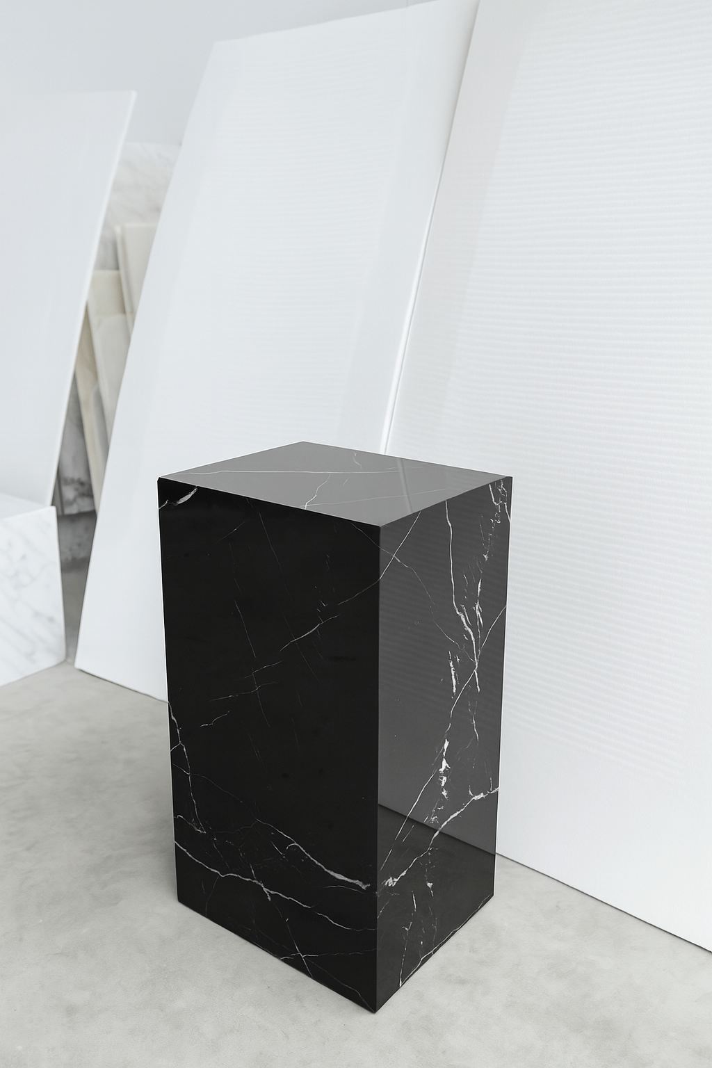 Black Marble Pinth Stone