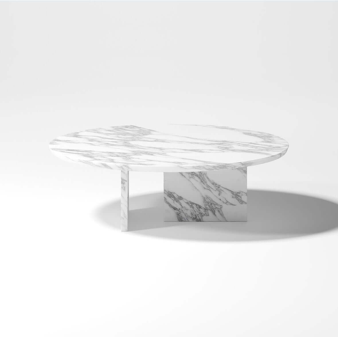Oval Marble Coffee Table