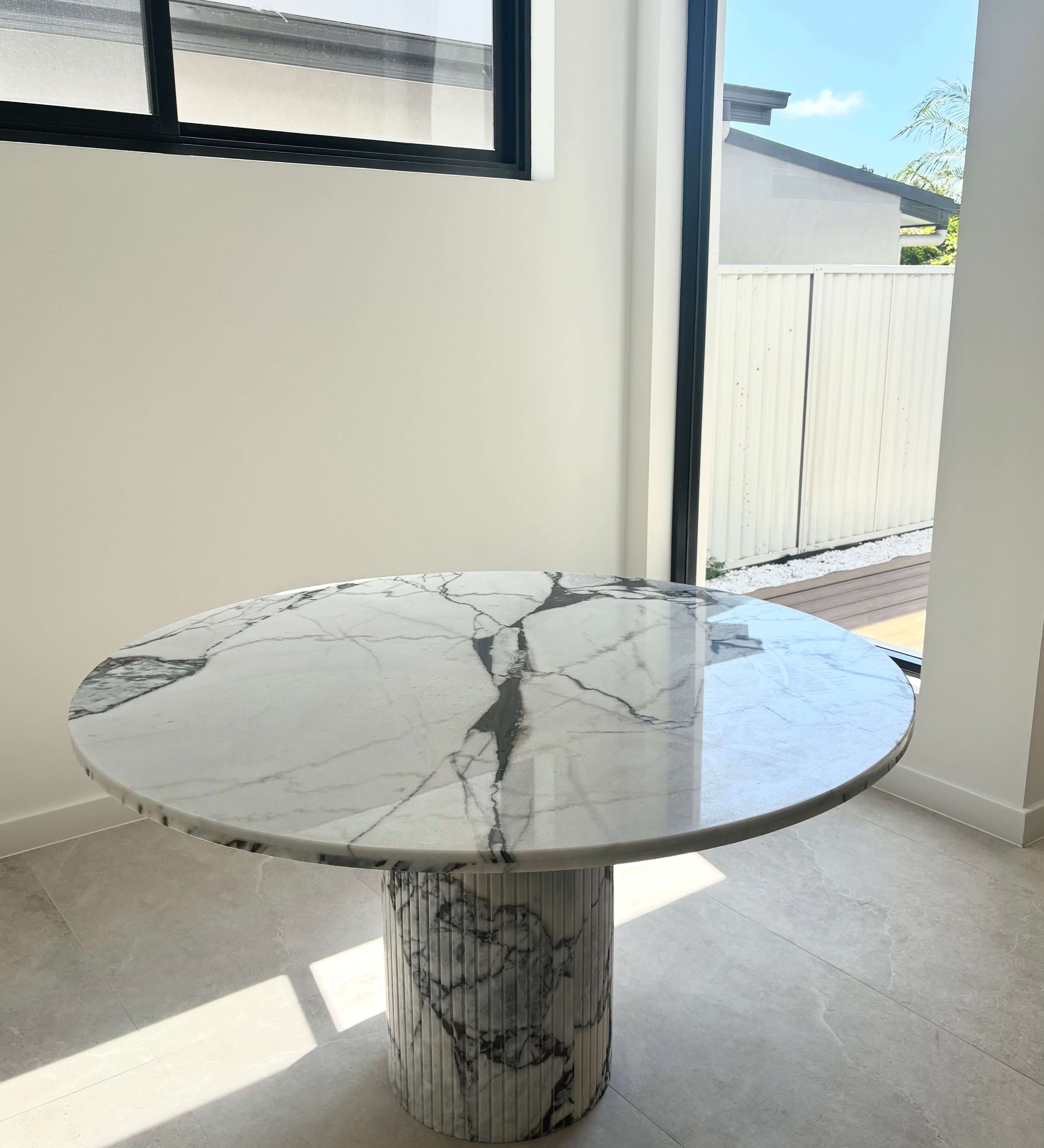 Round Marble Dining Table 2