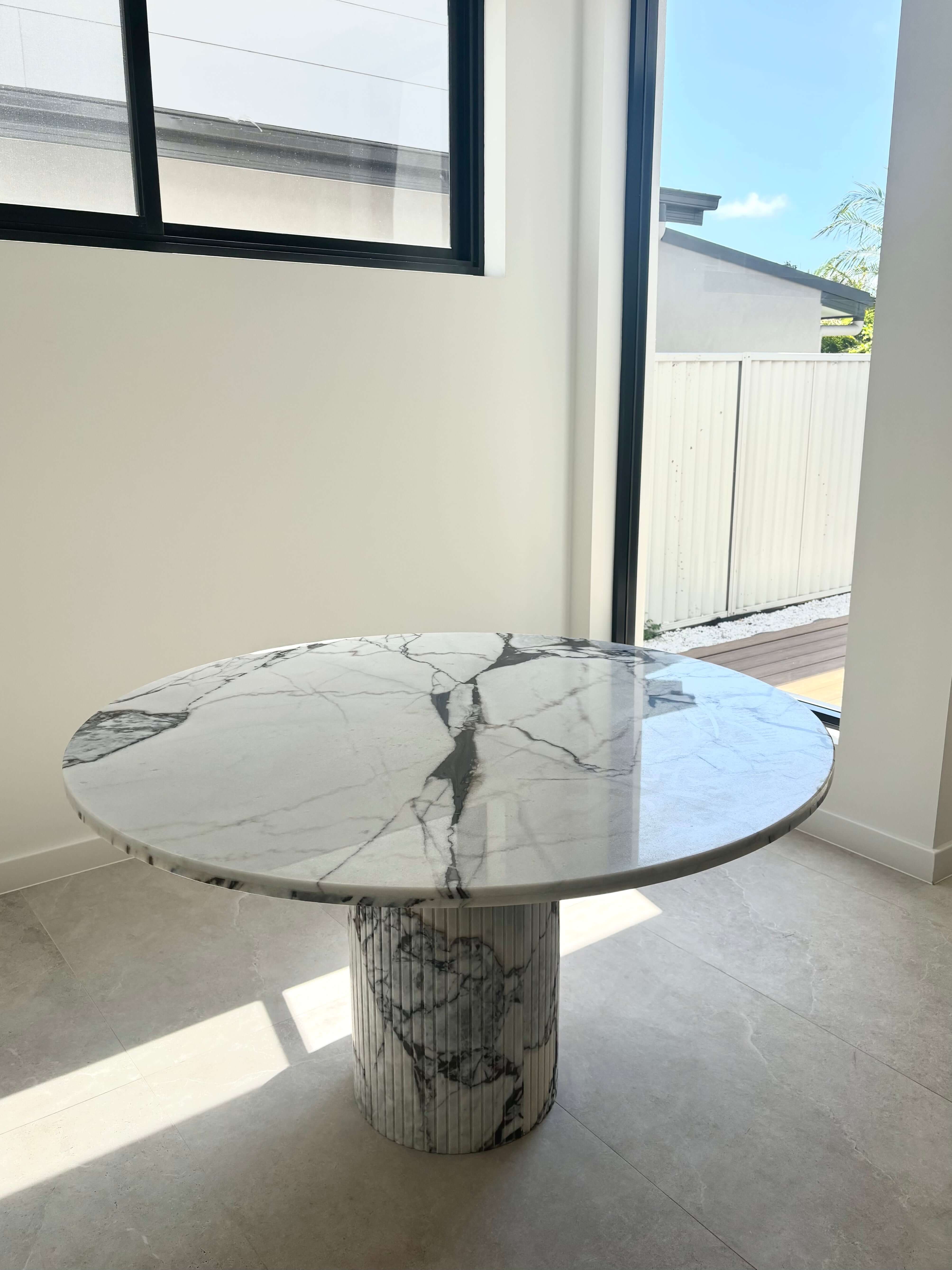 Round Marble Dining Table 2
