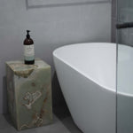 Green Marble Plinth Bathroom