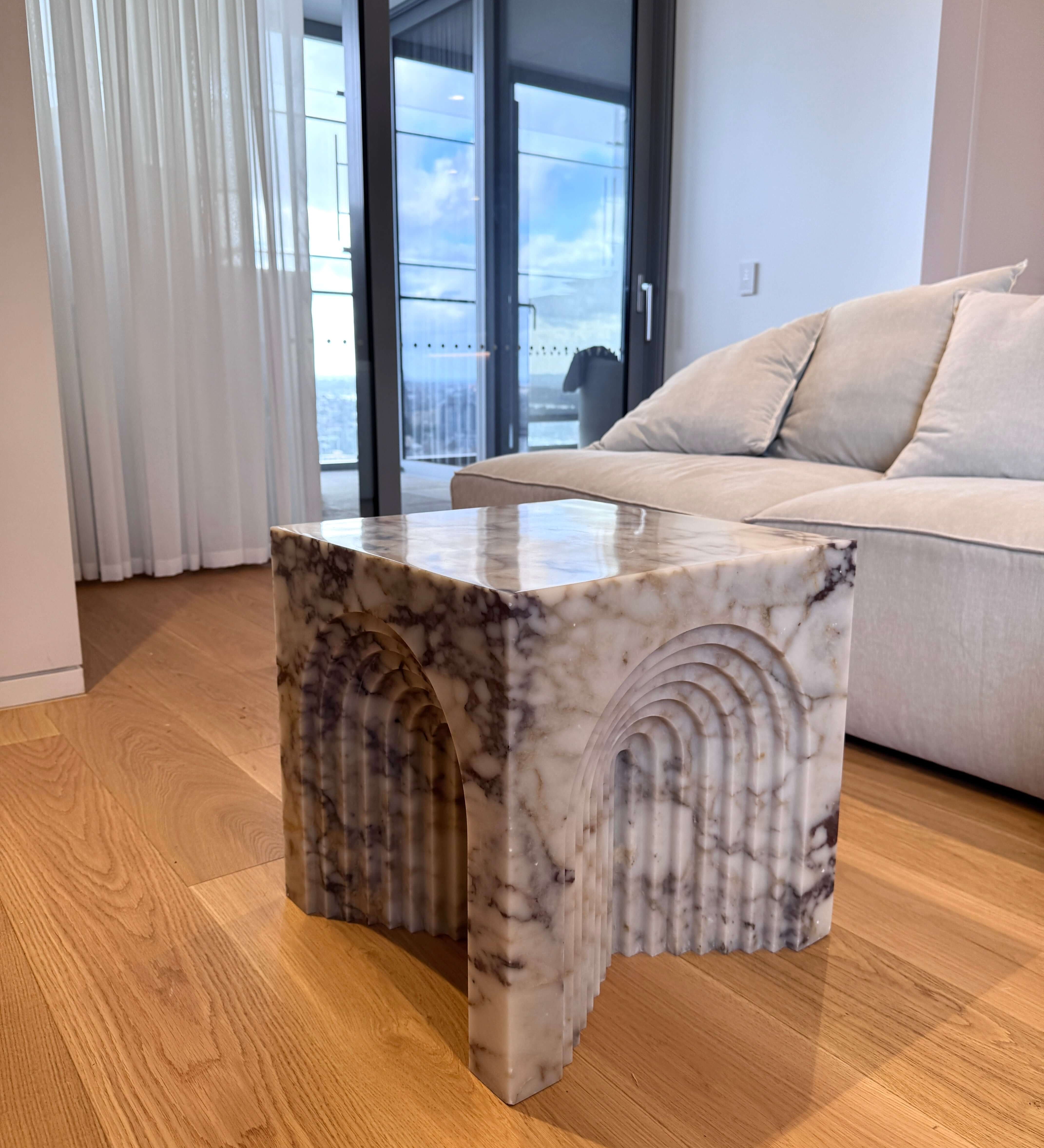 Marble Square Side Table 1