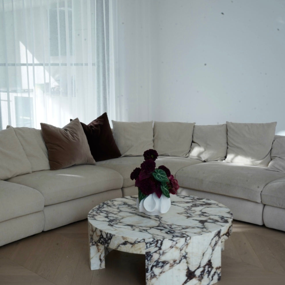 Calacatta Viola Round Coffee Table