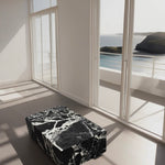 Black Marble Block Living Room