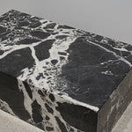 Black Marble Coffee Table Block
