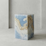 Blue Onyx Marble Plinth