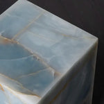 Blue Onyx Marble Plinth