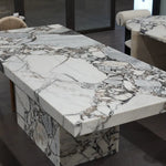 Calacatta Nero Marble Dining Table