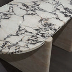 Calacatta Viola Marble Oval Dining Table