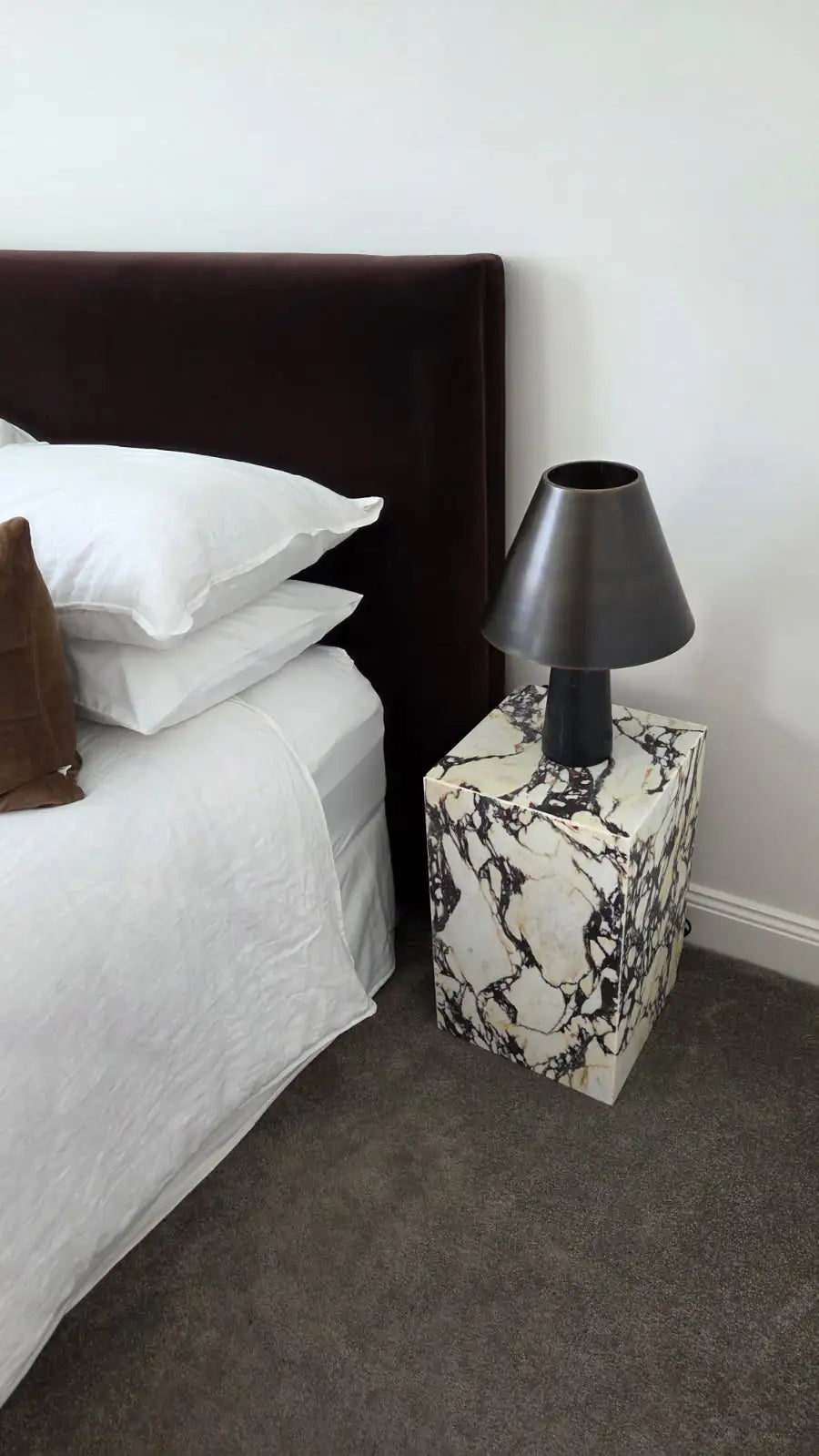 Calacatta Viola Marble Plinth