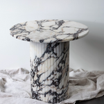 Calacatta Viola Marble Side Table