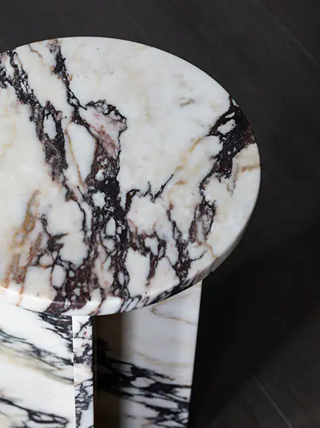 Calacatta Viola Marble Side Table
