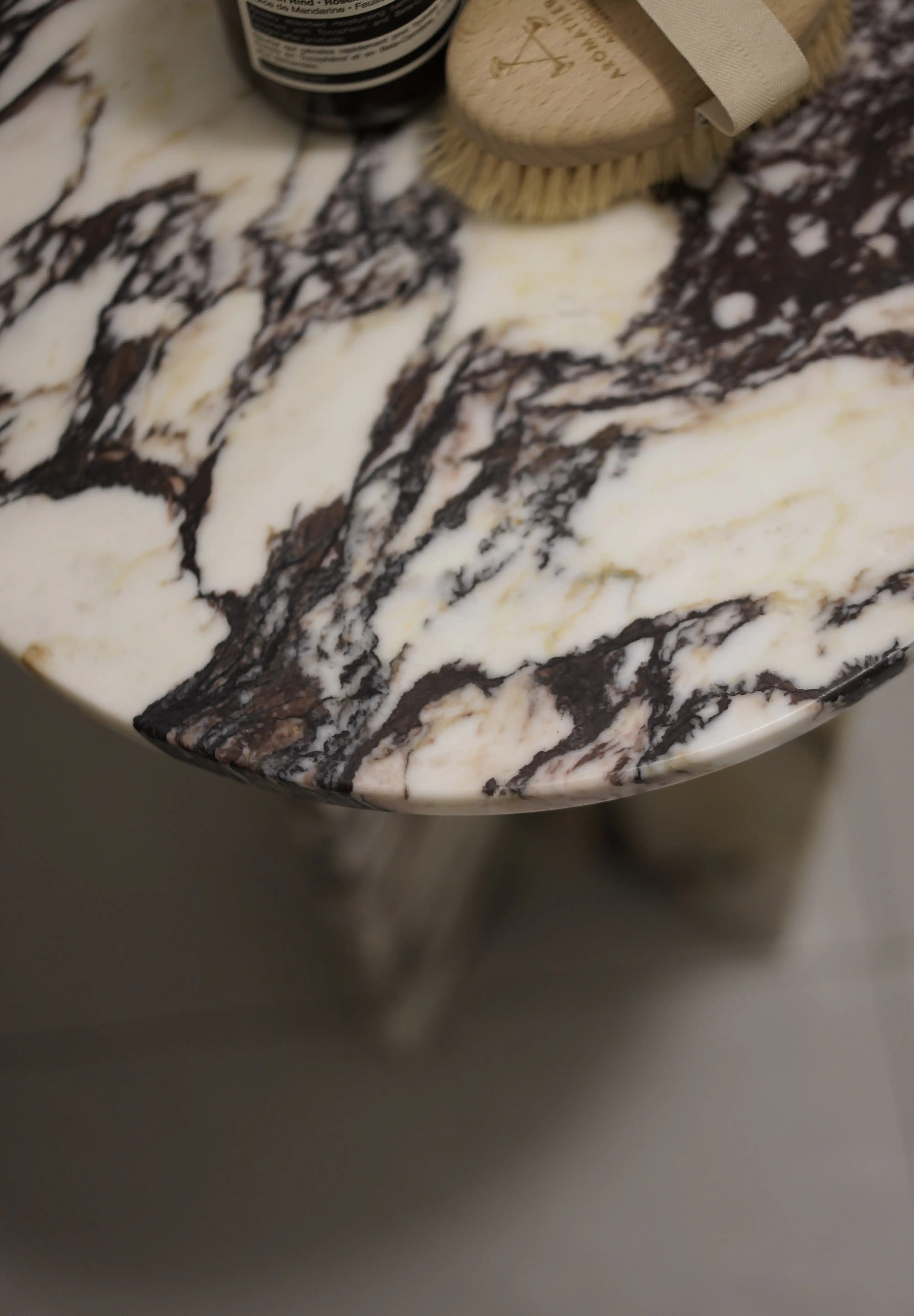 Calacatta Viola Marble Side Table