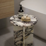 Calacatta Viola Marble Side Table