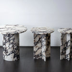 Calacatta Viola Marble Side Table