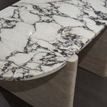 Corner of Medium Dining Marble Table