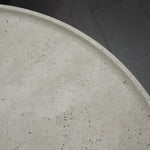 Corner of Travertine Coffee Table