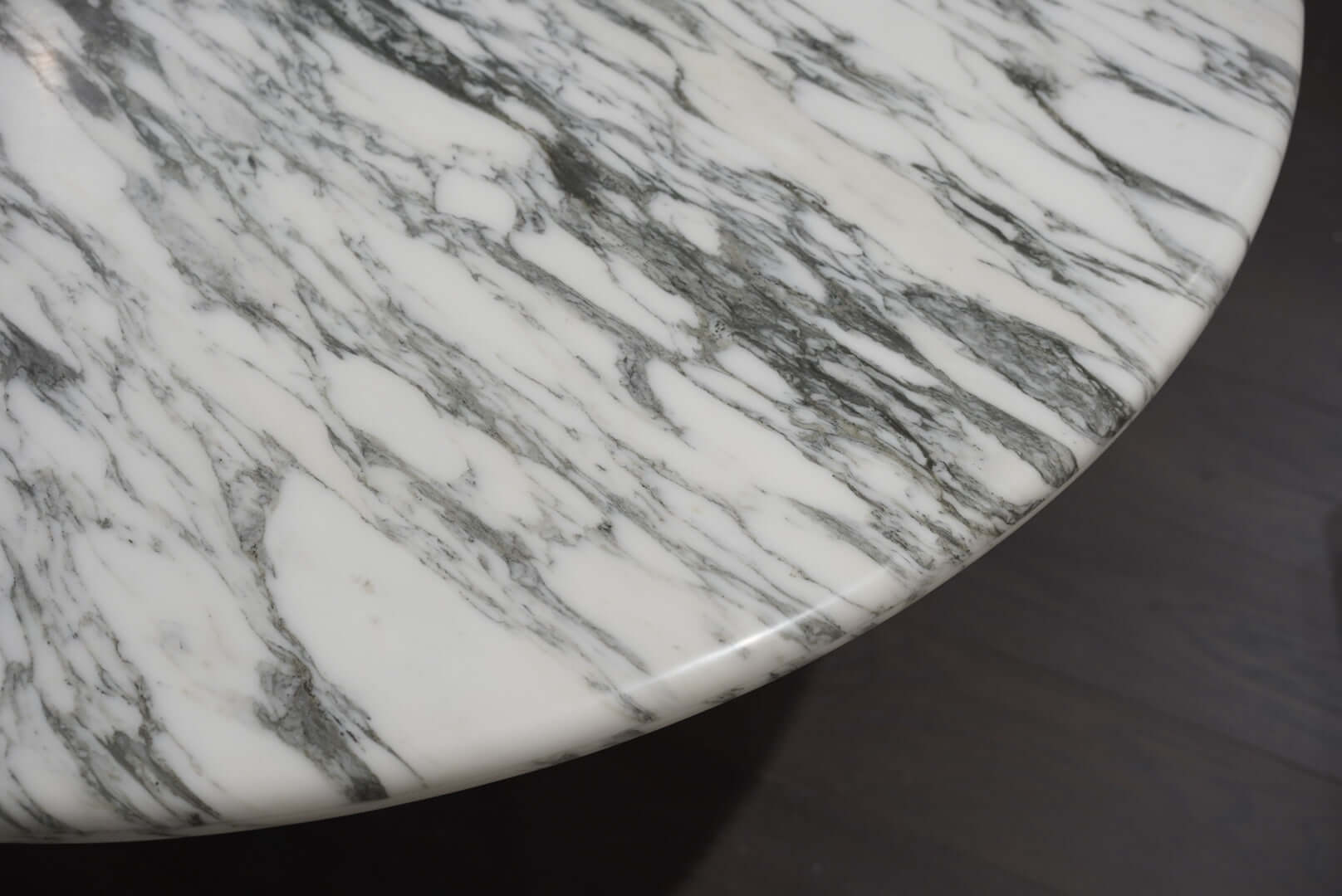 Detail of Round Marble Dining Table