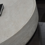 Edge of Travertine Coffee Table