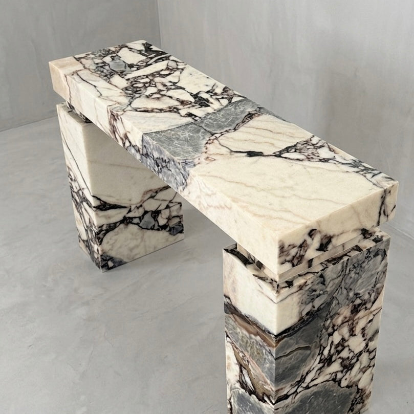 Calacatta Nero Console Table
