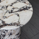 Large Marble Side Table Close Up