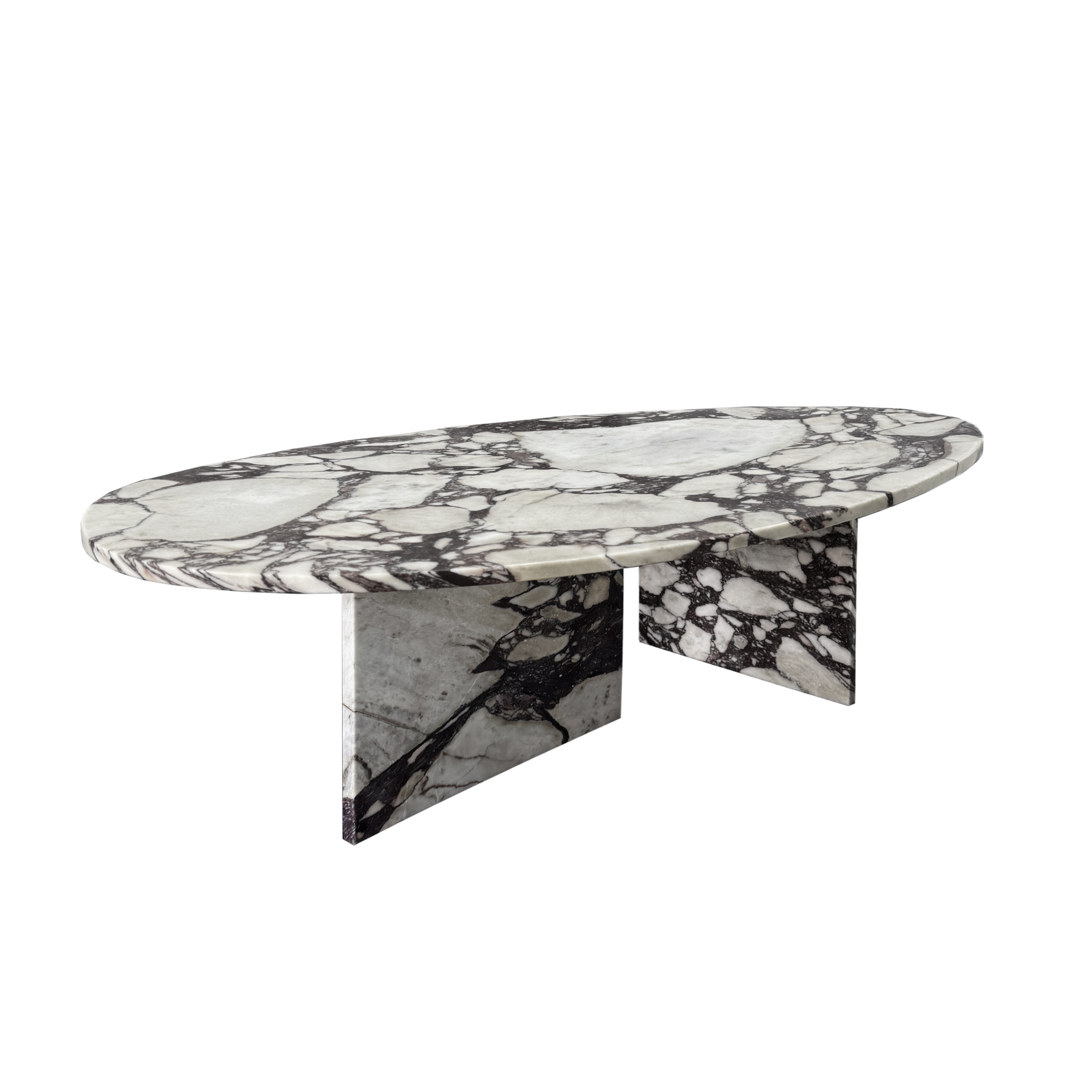 Long Large Marble Dining Table