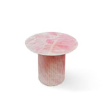 Pink Marble Side Table 