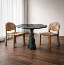 Round Green Marble Dining Table