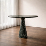 Round Green Marble Dining Table