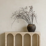 Travertine Marble Arch Console Table
