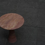 Travertine Side Table