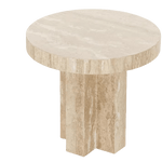 Travertine Side Table KozyNest