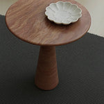Travertine Side Table