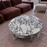 White Marble Round Coffee Table