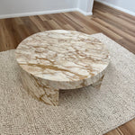 White Marble Round Coffee Table